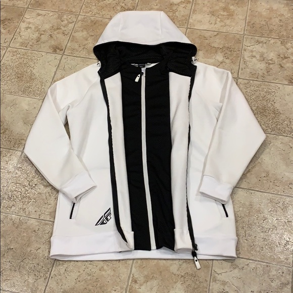 Sweaters - Fly racing hoodie zip up